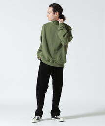 AVIREX（アヴィレックス）の「【WEB&DEPOT限定】PIGMENT MOCK NECK SWEAT / ピグメント モックネック スウェット / AVIREX /アヴィレックス（スウェット・メンズ）」