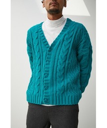 CHENILLE CABLE CARDIGAN/シェニールケーブルカーディガン
