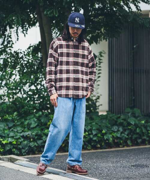 URBAN RESEARCH Sonny Label（アーバンリサーチサニーレーベル）の「チェックネルボタンダウンシャツ（シャツ/ブラウス・メンズ・カーキ/ブラウン/ネイビー・MEDIUM/LARGE）」の5枚目の写真