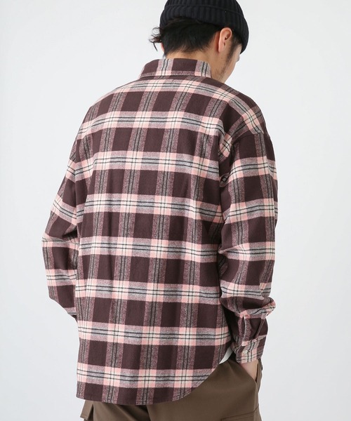 URBAN RESEARCH Sonny Label（アーバンリサーチサニーレーベル）の「チェックネルボタンダウンシャツ（シャツ/ブラウス・メンズ・カーキ/ブラウン/ネイビー・MEDIUM/LARGE）」の11枚目の写真