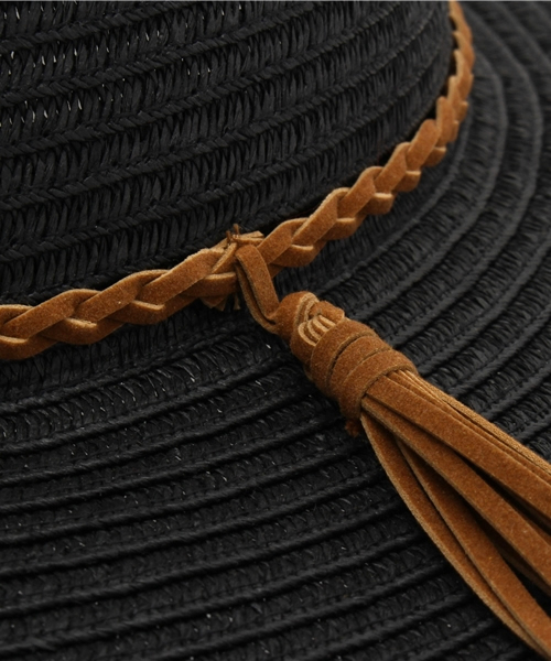 MYE-DO'(マイ・ドゥ)の「ワイドブリム パナマハット(ハット・レディース・ブラック/ブラウン/ベージュ・FREE)」の8枚目の写真