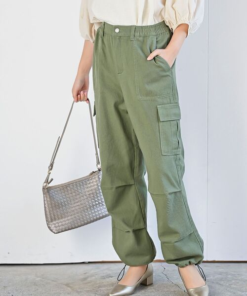 rps（アールピーエス）の「デニムカーゴパンツ（デニムパンツ・レディース・ブルー/ブルー系その他/ブラック/カーキ/アイボリー/グレー・フリー）」の5枚目の写真