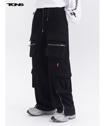 TGNS | 【TGNS/ツーガンズ】STAND POCKET SLIT SWEATPANTS / スウェット パンツ  スウェットパンツ スウェパン(スウェットパンツ)