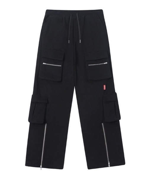 TGNS(ツーガンズ)の「【TGNS/ツーガンズ】STAND POCKET SLIT SWEATPANTS / スウェット パンツ スウェットパンツ スウェパン(スウェットパンツ・メンズ・ブラック・M/L)」の3枚目の写真