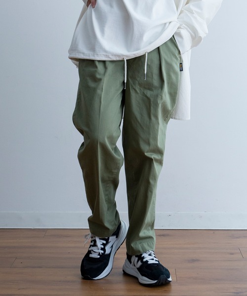 Universal Style Wear(ユニバーサルスタイルウェア)の「Universal Style Wear コーデュラ タック パンツ(スラックス・メンズ・ライトカーキ/ネイビー/カーキ/ブラック・MEDIUM/LARGE/X-LARGE)」の4枚目の写真