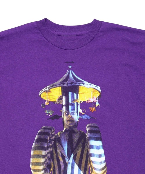 BAIT(ベイト)の「BAIT × BEETLEJUICE TRIPLE BTJ TEE 227-BTJ-TEE-002(Tシャツ/カットソー・メンズ・パープル・LARGE/X-LARGE/MEDIUM/XX-LARGE)」の6枚目の写真