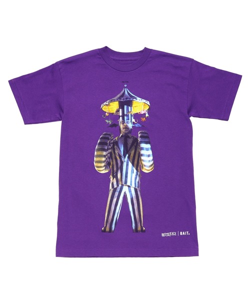 BAIT(ベイト)の「BAIT × BEETLEJUICE TRIPLE BTJ TEE 227-BTJ-TEE-002(Tシャツ/カットソー・メンズ・パープル・LARGE/X-LARGE/MEDIUM/XX-LARGE)」の4枚目の写真