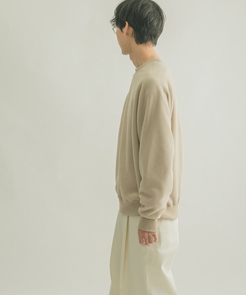 FORK&SPOON（フォークアンドスプーン）の「FORK&SPOON　フリースプルオーバー（Tシャツ/カットソー・メンズ・チャコールグレー/ベージュ・5/4）」の16枚目の写真