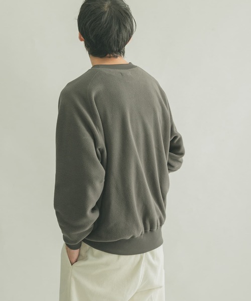 FORK&SPOON（フォークアンドスプーン）の「FORK&SPOON　フリースプルオーバー（Tシャツ/カットソー・メンズ・チャコールグレー/ベージュ・5/4）」の10枚目の写真