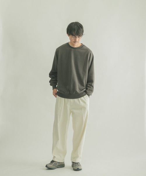 FORK&SPOON（フォークアンドスプーン）の「FORK&SPOON　フリースプルオーバー（Tシャツ/カットソー・メンズ・チャコールグレー/ベージュ・5/4）」の13枚目の写真