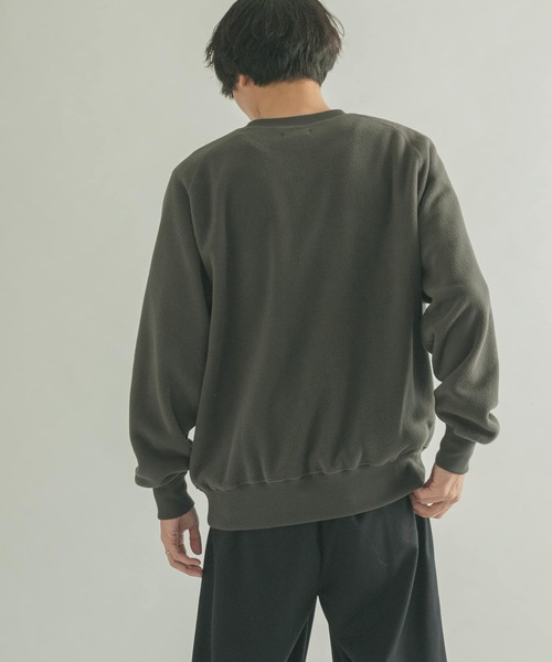 FORK&SPOON（フォークアンドスプーン）の「FORK&SPOON　フリースプルオーバー（Tシャツ/カットソー・メンズ・チャコールグレー/ベージュ・5/4）」の17枚目の写真