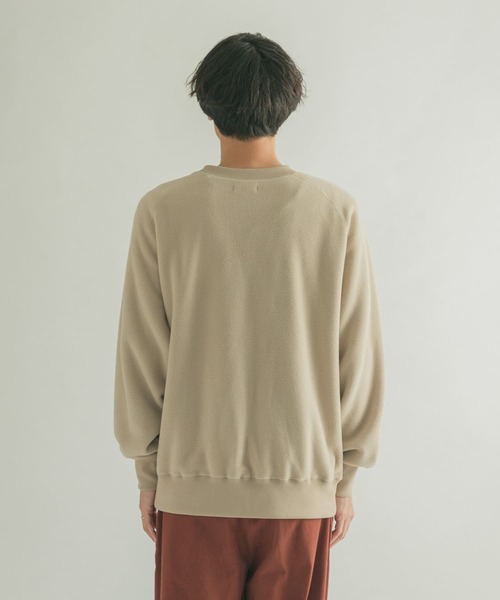 FORK&SPOON（フォークアンドスプーン）の「FORK&SPOON　フリースプルオーバー（Tシャツ/カットソー・メンズ・チャコールグレー/ベージュ・5/4）」の14枚目の写真