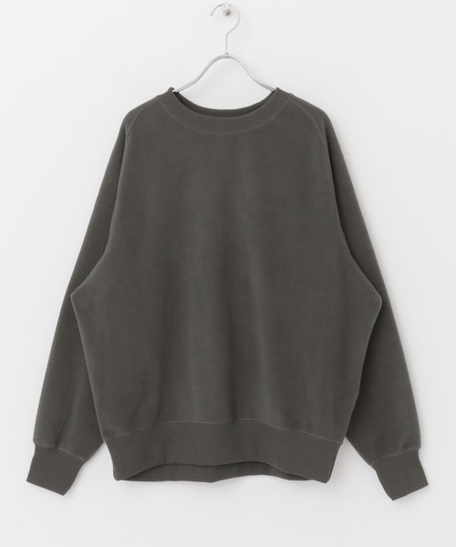 FORK&SPOON（フォークアンドスプーン）の「FORK&SPOON　フリースプルオーバー（Tシャツ/カットソー・メンズ・チャコールグレー/ベージュ・5/4）」の5枚目の写真