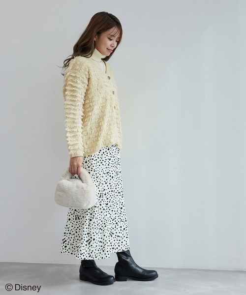Disney（ディズニー）の「【101匹わんちゃん】リンクコーデ/ダルメシアン柄スカート（スカート・レディース・ホワイト・38）」の13枚目の写真