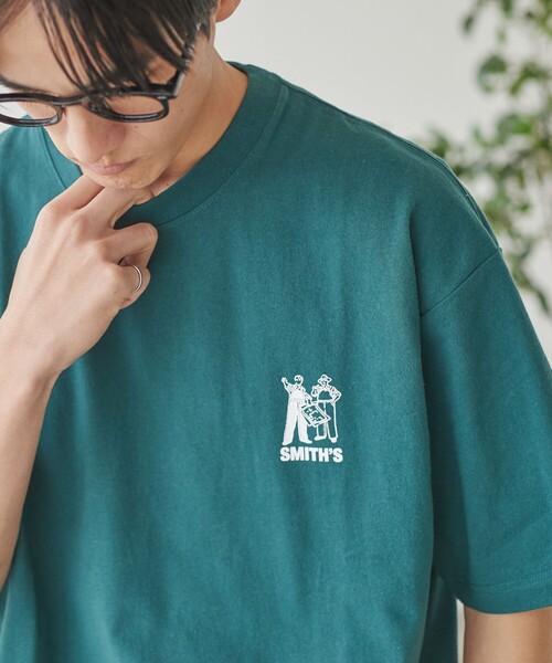 SMITH'S（スミス）の「SMITH'S（スミス）別注ロゴプリントTシャツ（WEB限定カラー）（Tシャツ/カットソー・メンズ・ホワイト/ダークグリーン/ネイビー/マスタード/ブラック・S/XL/L/M）」の21枚目の写真