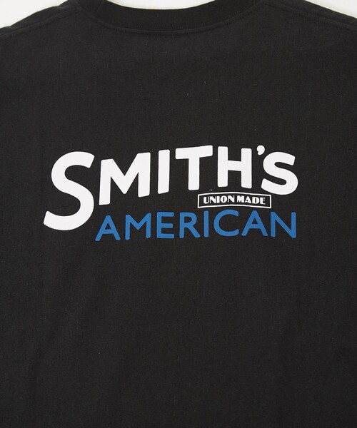 SMITH'S（スミス）の「SMITH'S（スミス）別注ロゴプリントTシャツ（WEB限定カラー）（Tシャツ/カットソー・メンズ・ホワイト/ダークグリーン/ネイビー/マスタード/ブラック・S/XL/L/M）」の13枚目の写真