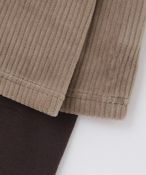 petit main（プティマイン）の「レギンスつきスカート（スカート・キッズ・キャメル/アイボリー/ライトピンク・110cm/80ｃｍ/130cm/100cm/90cm/120cm）」の6枚目の写真