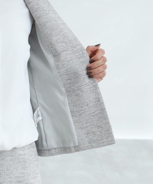 INDIVI(インディヴィ)の「◆【洗える/通勤】ツィードノーカラージャケット(ノーカラージャケット・レディース・ネイビー系3/ネイビー/ブラック系3・05/15 /34/12/19/36/13/03/38/42/40/17)」の16枚目の写真