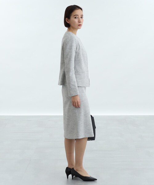 INDIVI(インディヴィ)の「◆【洗える/通勤】ツィードノーカラージャケット(ノーカラージャケット・レディース・ネイビー系3/ネイビー/ブラック系3・05/15 /34/12/19/36/13/03/38/42/40/17)」の5枚目の写真