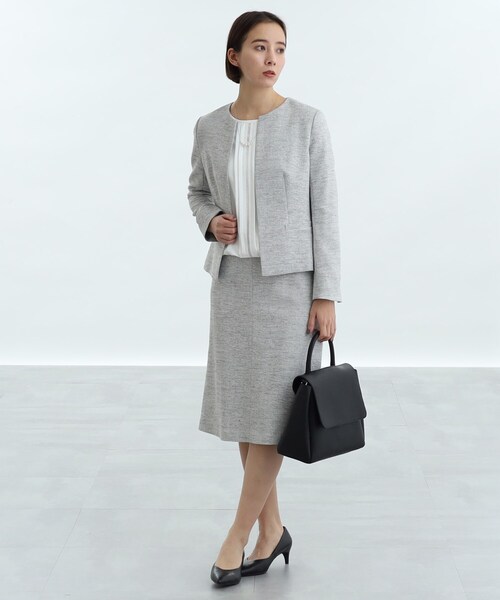 INDIVI(インディヴィ)の「◆【洗える/通勤】ツィードノーカラージャケット(ノーカラージャケット・レディース・ネイビー系3/ネイビー/ブラック系3・05/15 /34/12/19/36/13/03/38/42/40/17)」の7枚目の写真