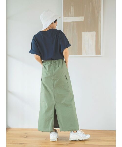 Ungrid(アングリッド)の「ミリタリードロストスカート(スカート・レディース・ブラック/カーキ・FREE)」の20枚目の写真