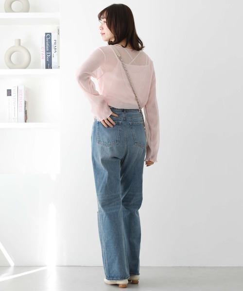 archives（アルシーヴ）の「シアー楊柳TOPS（Tシャツ/カットソー