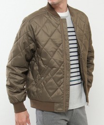 ウールライク中綿キルトブルゾン