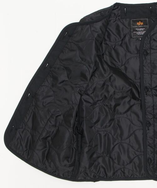 Alpha Industries（アルファインダストリーズ）の「キルティング ライナー ジャケット ブルゾン（ナイロンジャケット・メンズ・ブラック/ブラウン/オリーブ・L/LL/M）」の18枚目の写真