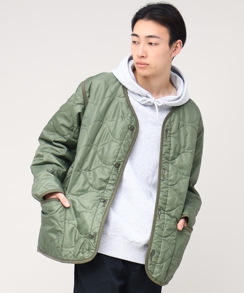 Alpha Industries（アルファインダストリーズ）の「キルティング ライナー ジャケット ブルゾン（ナイロンジャケット・メンズ・ブラック/ブラウン/オリーブ・L/LL/M）」の3枚目の写真
