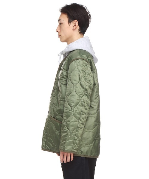Alpha Industries（アルファインダストリーズ）の「キルティング ライナー ジャケット ブルゾン（ナイロンジャケット・メンズ・ブラック/ブラウン/オリーブ・L/LL/M）」の7枚目の写真