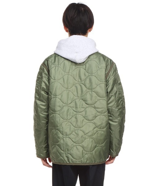 Alpha Industries（アルファインダストリーズ）の「キルティング ライナー ジャケット ブルゾン（ナイロンジャケット・メンズ・ブラック/ブラウン/オリーブ・L/LL/M）」の8枚目の写真