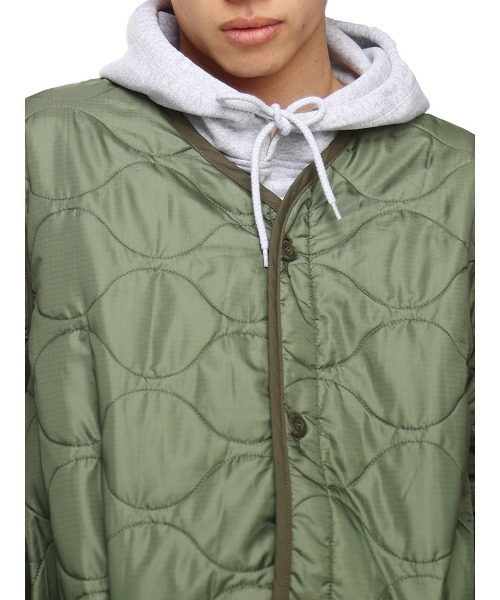 Alpha Industries（アルファインダストリーズ）の「キルティング ライナー ジャケット ブルゾン（ナイロンジャケット・メンズ・ブラック/ブラウン/オリーブ・L/LL/M）」の9枚目の写真