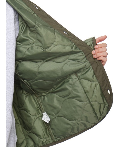 Alpha Industries（アルファインダストリーズ）の「キルティング ライナー ジャケット ブルゾン（ナイロンジャケット・メンズ・ブラック/ブラウン/オリーブ・L/LL/M）」の16枚目の写真