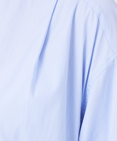 qualite（カリテ）の「ハイカウントロングシャツワンピース（ワンピース・レディース・ブルー/ベージュ・フリー）」の13枚目の写真