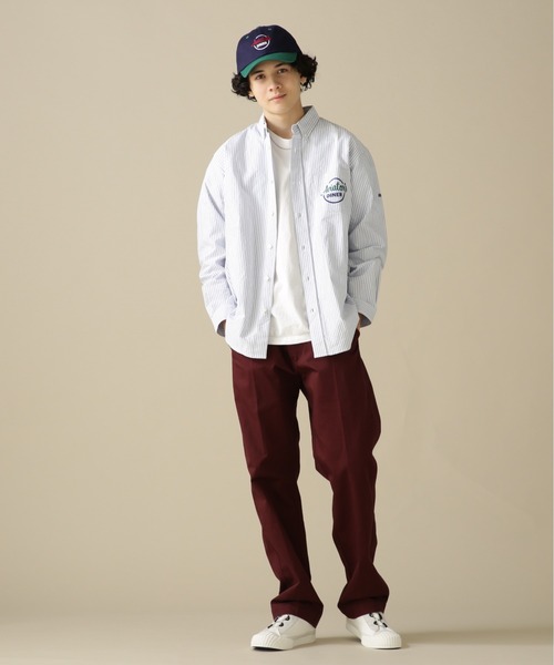 AVIREX(アヴィレックス)の「L/S OXFORD BUTTON DOWN SHIRT DINERS / オックスフォード ボタンダウン シャツ ダイナース / AVIREX / アヴィレックス(シャツ/ブラウス・メンズ・ホワイト/ネイビー/イエロー・MEDIUM/LARGE/X-LARGE/XX-LARGE)」の6枚目の写真