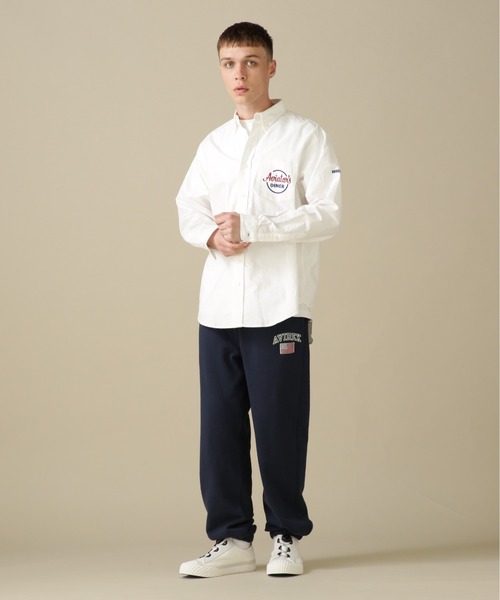 AVIREX(アヴィレックス)の「L/S OXFORD BUTTON DOWN SHIRT DINERS / オックスフォード ボタンダウン シャツ ダイナース / AVIREX / アヴィレックス(シャツ/ブラウス・メンズ・ホワイト/ネイビー/イエロー・MEDIUM/LARGE/X-LARGE/XX-LARGE)」の12枚目の写真