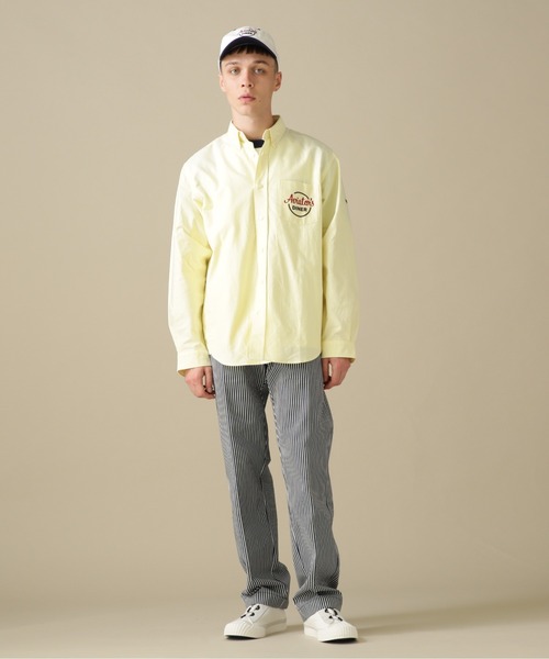 AVIREX(アヴィレックス)の「L/S OXFORD BUTTON DOWN SHIRT DINERS / オックスフォード ボタンダウン シャツ ダイナース / AVIREX / アヴィレックス(シャツ/ブラウス・メンズ・ホワイト/ネイビー/イエロー・MEDIUM/LARGE/X-LARGE/XX-LARGE)」の8枚目の写真