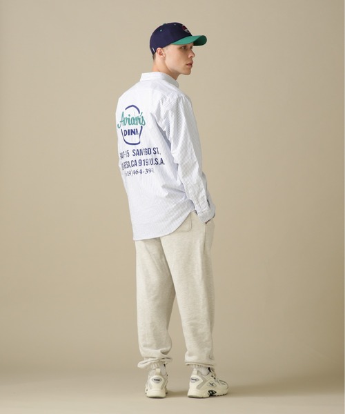 AVIREX(アヴィレックス)の「L/S OXFORD BUTTON DOWN SHIRT DINERS / オックスフォード ボタンダウン シャツ ダイナース / AVIREX / アヴィレックス(シャツ/ブラウス・メンズ・ホワイト/ネイビー/イエロー・MEDIUM/LARGE/X-LARGE/XX-LARGE)」の10枚目の写真