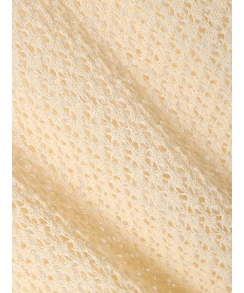 earth music&ecology（アースミュージックアンドエコロジー）の「メッシュ編みニットプルオーバー（ニット/セーター・レディース・グレイッシュブルー/ブラック/アイボリー/ライラック・FREE）」の18枚目の写真