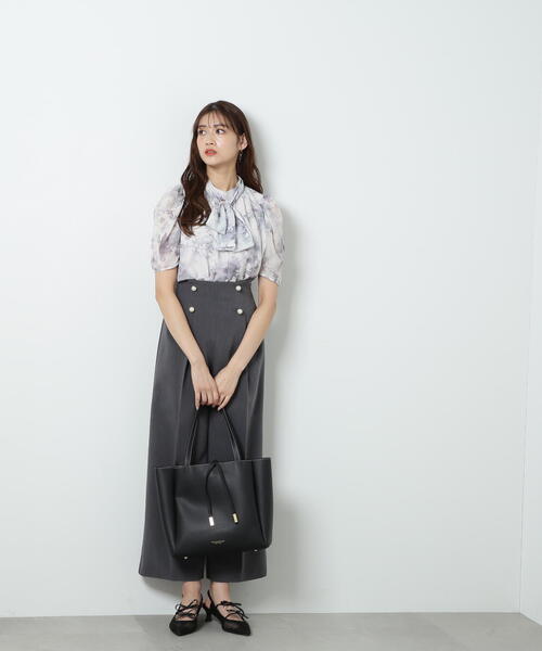 最新作ジル大人気完売フラワーブラウス JILL STUART（ジルスチュアート）の「ウォーターカラーフラワー
