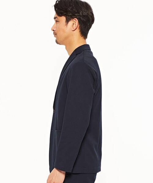 green label relaxing(グリーンレーベルリラクシング)の「【WEB限定】JUSTFIT メッシュ 2B ジャケット(テーラードジャケット・メンズ・ネイビー/グレー・S/M/XL/L)」の9枚目の写真