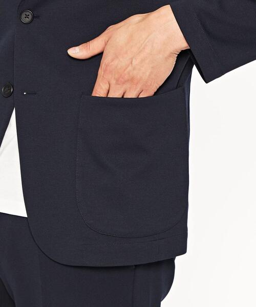 green label relaxing(グリーンレーベルリラクシング)の「【WEB限定】JUSTFIT メッシュ 2B ジャケット(テーラードジャケット・メンズ・ネイビー/グレー・S/M/XL/L)」の13枚目の写真