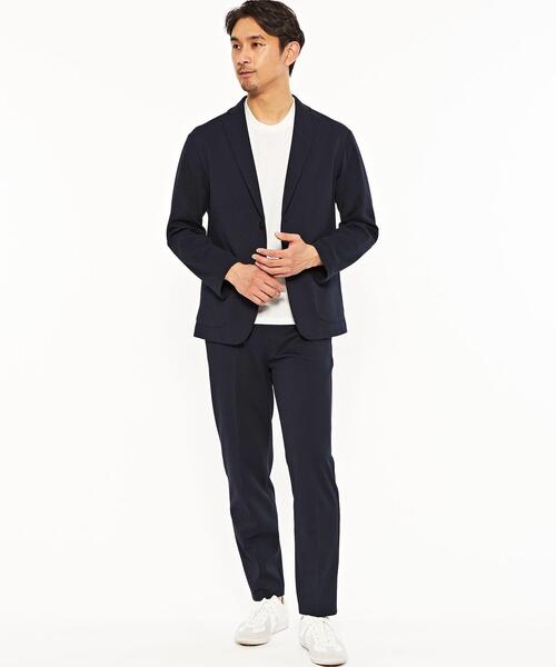 green label relaxing(グリーンレーベルリラクシング)の「【WEB限定】JUSTFIT メッシュ 2B ジャケット(テーラードジャケット・メンズ・ネイビー/グレー・S/M/XL/L)」の16枚目の写真