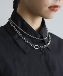 HARE | ダブルチェーンステンレスネックレス(HARE)(ネックレス)