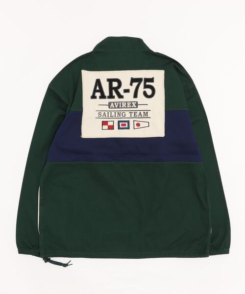 AVIREX(アヴィレックス)の「【直営店限定】SAILING TEAM SHIRT / 長袖 セイリング チーム シャツ / AVIREX / アヴィレックス(シャツ/ブラウス・メンズ・ホワイト/グリーン/ネイビー・L/XL/M)」の4枚目の写真