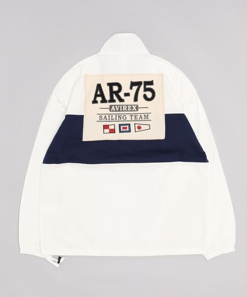 AVIREX(アヴィレックス)の「【直営店限定】SAILING TEAM SHIRT / 長袖 セイリング チーム シャツ / AVIREX / アヴィレックス(シャツ/ブラウス・メンズ・ホワイト/グリーン/ネイビー・L/XL/M)」の5枚目の写真