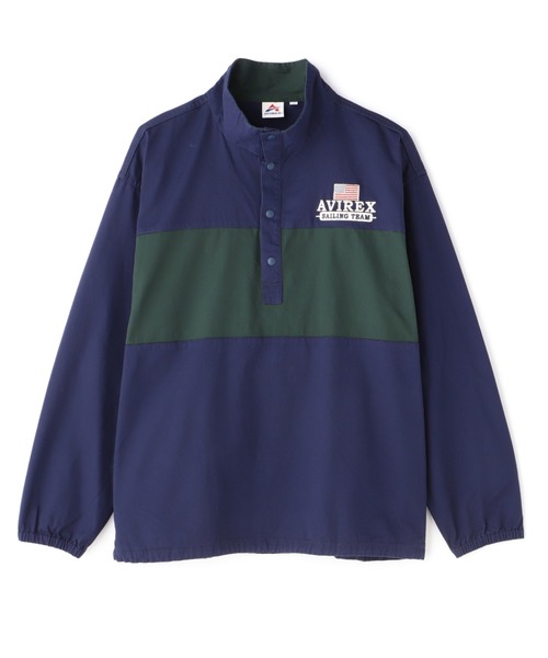 AVIREX(アヴィレックス)の「【直営店限定】SAILING TEAM SHIRT / 長袖 セイリング チーム シャツ / AVIREX / アヴィレックス(シャツ/ブラウス・メンズ・ホワイト/グリーン/ネイビー・L/XL/M)」の3枚目の写真