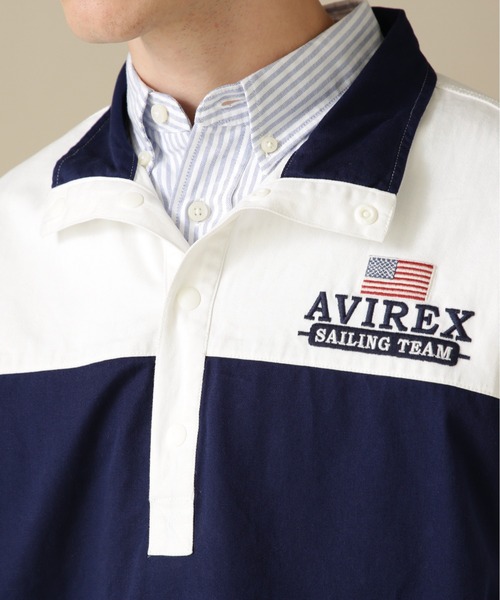 AVIREX(アヴィレックス)の「【直営店限定】SAILING TEAM SHIRT / 長袖 セイリング チーム シャツ / AVIREX / アヴィレックス(シャツ/ブラウス・メンズ・ホワイト/グリーン/ネイビー・L/XL/M)」の19枚目の写真