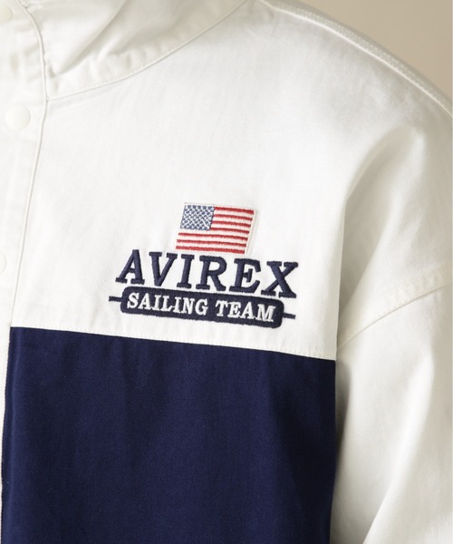 AVIREX(アヴィレックス)の「【直営店限定】SAILING TEAM SHIRT / 長袖 セイリング チーム シャツ / AVIREX / アヴィレックス(シャツ/ブラウス・メンズ・ホワイト/グリーン/ネイビー・L/XL/M)」の17枚目の写真