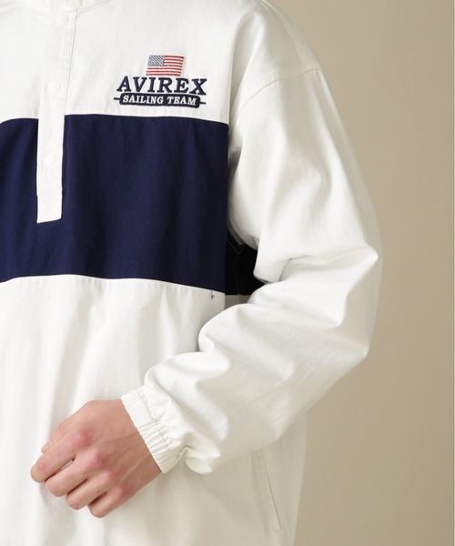 AVIREX(アヴィレックス)の「【直営店限定】SAILING TEAM SHIRT / 長袖 セイリング チーム シャツ / AVIREX / アヴィレックス(シャツ/ブラウス・メンズ・ホワイト/グリーン/ネイビー・L/XL/M)」の16枚目の写真